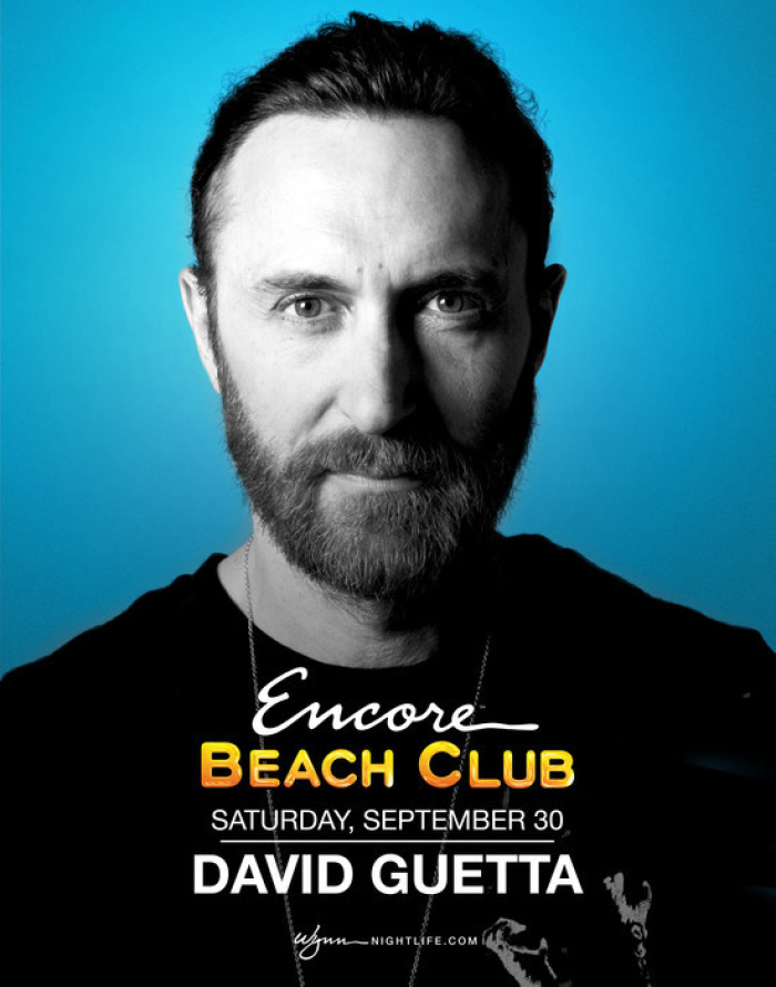 David Guetta at Encore Beach Club on Saturday, September 30 | Galavantier