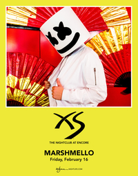 MARSHMELLO at XS Nightclub on Fri 2/16