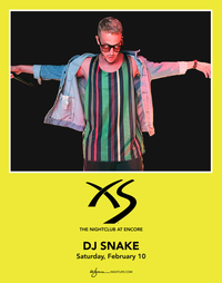 DJ SNAKE at XS Nightclub on Sat 2/10