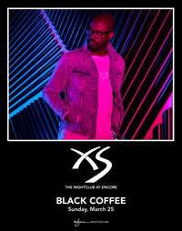BLACK COFFEE W SUPPORT BY BEDOUIN at XS Nightclub on Sun 3/25