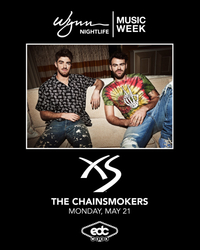 THE CHAINSMOKERS at XS Nightclub on Mon 5/21
