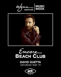DAVID GUETTA at Encore Beach Club  on Sat 5/19