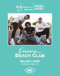 MAJOR LAZER at Encore Beach Club  on Sun 5/20