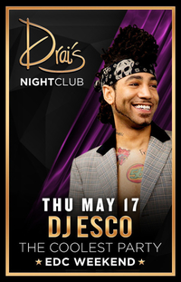 DJ ESCO at Drai's Nightclub on Thu 5/17