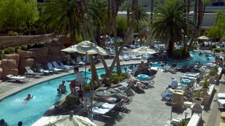 Summer Vegas pool life vacation MGM