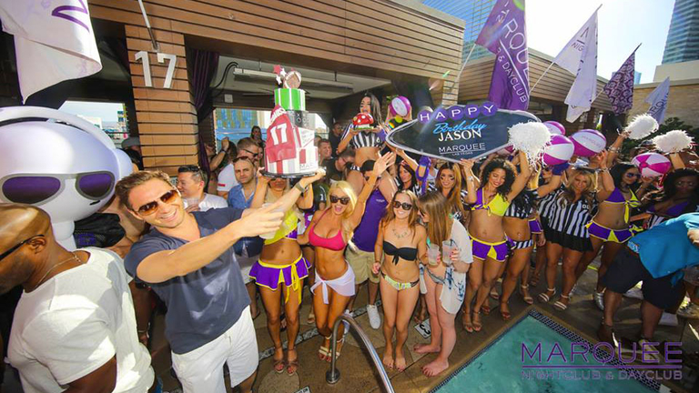 Cosmopolitan Marquee pool party Vegas